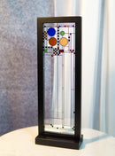 Frank Lloyd Wright Coonley Playhouse Window Panels Stained Glass Plaques Set