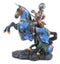 Medieval Jostling Lancing Tournament Knight On Horse Statue 10" Tall Handpainted