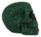 Day of The Dead Greenman Ent Green Petal Leaves Flora Fauna Skull Figurine