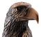 Aerial Surveyor American Bald Eagle Bust Bronze Electroplated Resin Figurine