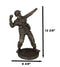 Ebros Gift Military WW2 Staff Sergeant Squad Commander Tossing Grenade Figurine