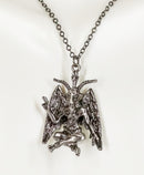 MystiKraft Sabbatic Baphomet with Pentagram Necklace Pendant with Chain