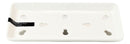 Ebros Japanese White Neta Zara Porcelain Sashimi Chef Serving Plate 2-PK For Sushi Box