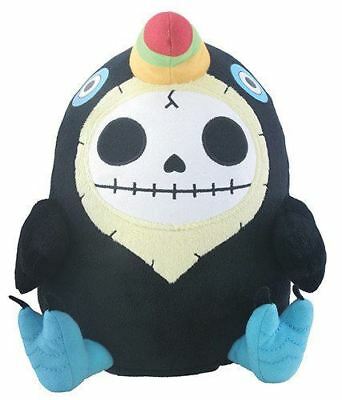 Ebros Gift 10"H Furrybones Black Birdie Toucan Mango Plush Doll