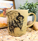 Ebros Sacred Lightning American Buffalo Bison Beverage Ceramic Coffee Mug