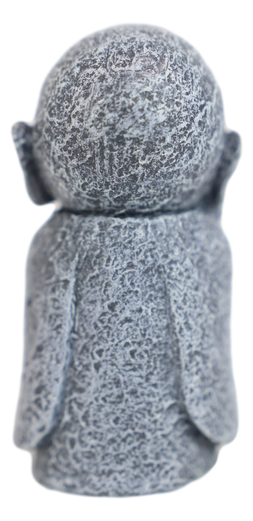 Feng Shui Zen Blissful Japanese Jizo Monk With Prayer Beads Mini Figurine 3"Tall