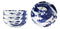 Made In Japan Asian Oriental Dragons Blue And White Porcelain Bowls Set of 4