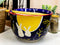 2 Bunny Rabbits And Full Moon Ramen Noodles Soup Large 6"D Bowl With Chopsticks