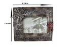 Rustic Western Agricultural Windmill Outpost Tower Picture Frame 4"X6" Photo