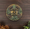 Ebros Bronzed Four Seasons Tropics Summer Celtic Greenman Pan Wall Decor Sunflower