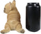 Ebros Adorable French Bulldog Puppy Dog With Belly On The Ground Figurine 6.5"L