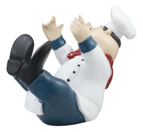 For The Love Of Wine Fat Chef Marco Hugging Wine Bottle Holder Figurine Kitchen