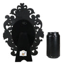 Victorian Floral Scrollwork Ornate Vanity Dressing Desktop Table Mirror Accent