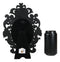 Victorian Floral Scrollwork Ornate Vanity Dressing Desktop Table Mirror Accent