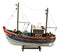 Ebros 17" Long Wooden Handicraft Nautical Vessel Boat Model with Wood Base Stand - Ebros Gift