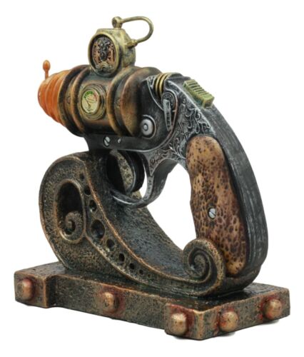 Vintage Design Concealable Ossotronic Disruptor Steampunk Gun Prototype Figurine