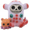 Ebros Furry Bones Pink Giant Squid Skeleton Nautical Cephalopod Furrybones