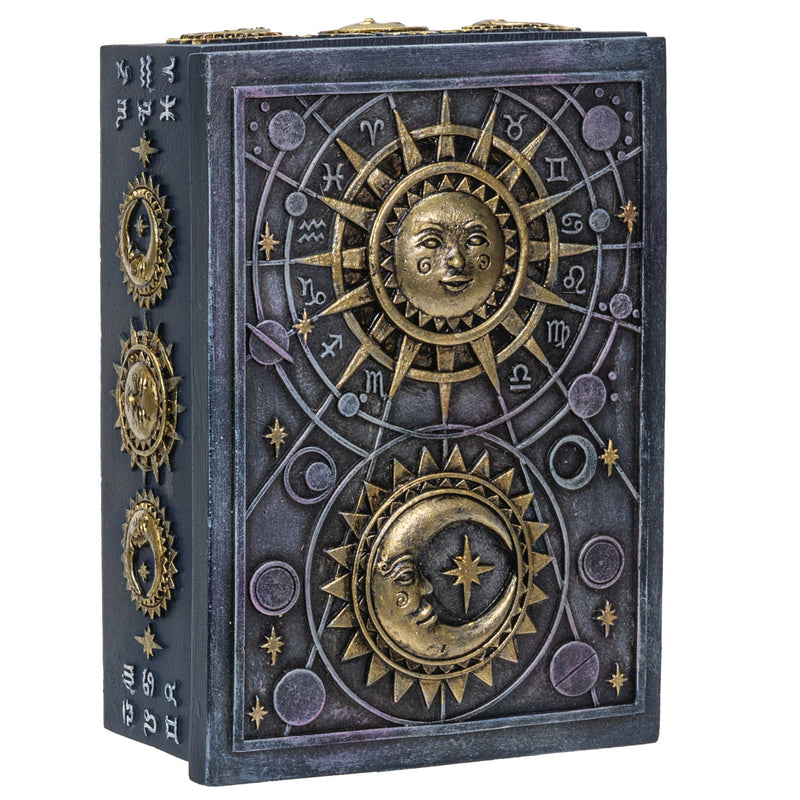 Fortune Telling Celestial Astrology Sun And Moon Tarot Cards Decorative Box