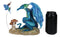 Amy Brown Strange Encounter Blue Dragon With Toadstool Pixie Fairy Figurine