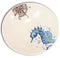 Nautical Blue White Seahorse And Helm Ceramic 46oz Pasta Salad Soup Dinner Bowl
