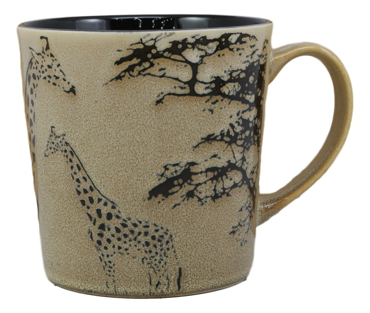Ebros Savanna Wildlife Mother Giraffe And Calf Family Drinking Ceramic Mug