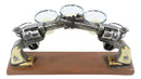Rustic Western Cowboy Dueling Six Shooter Revolver Guns 5 Votive Candle Holders