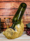 Ebros Apricot Fawn Pug Wine Holder 8.25" Long Canine Dog Wine Bottle Holder