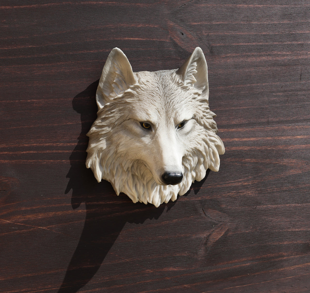Ebros Direwolf Gray Wolf Mini Wall Decor Timber Wolf Canis Lupus Wall Plaque - Ebros Gift