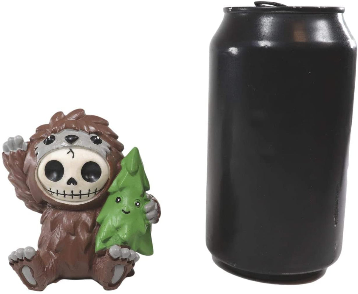 Ebros Furry Bones Bigfoot Sasquatch Skeleton Figurine Forest Creature Furrybones - Ebros Gift