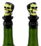 Set of 2 Frankenskull Dr Victor Frankenstein Skull Wine Stoppers 3"H Figurines