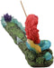 Ebros Ocean Mermaid Ariel Sitting by Sea Floor Kelp and Corals Incense Burner