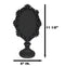 Victorian Black Gothic Roses Floral Vanity Dresser Desktop Table Mirror Decor