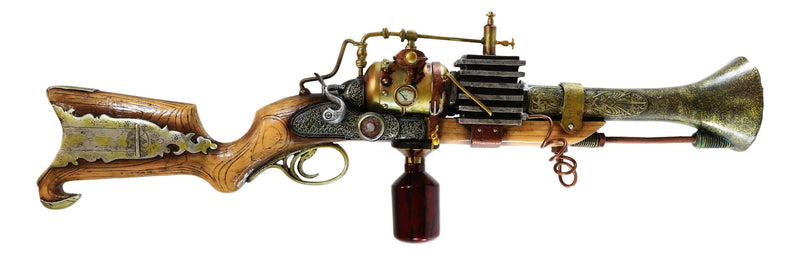 Annialator MK II Steampunk Ionizer Rifle Prototype Cosplay Prop Figurine 29"L