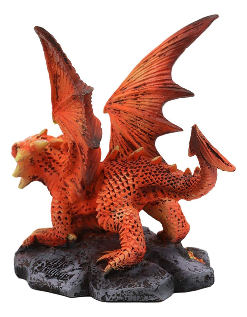 Ebros Gift Phoenix Fire Element Dragon Statue Anne Stokes Fantasy Figurine 4.5"H