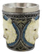 Spirit Full Moon Alpha White Snow Wolf 2-Ounce Shot Glass Set Of 4