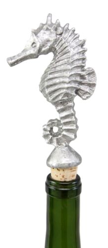 Ebros Nautical Ocean Marine Seahorse Kitchen Bar Wine Bottle Topper Stopper Cork