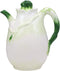 Ebros 6.75" Tall Ceramic Gourmet Fennel Carrot Herb Tea Drink Pitcher 22 Fl Oz