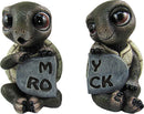 Ebros Nautical 'My Rock' Loving Romantic Turtle Couple Figurines 2 Parts Set