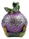 Ebros Green Wyrmling Dragon On Dragon Claw Scaly Colorful Egg Decorative Box