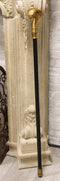 Ebros Golden Egyptian God Uraeus Cobra Head Prop Decorative Walking Cane 39"H