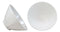Ebros Contemporary Octagon White Jade Melamine Large 8"Dia Soup Salad Bowls 42oz Set 2