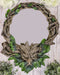 Whispering Hollow Rustic Wisteria Forest Greenman Wall Mount Mirror Plaque Decor