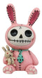 Furrybones Pink Bunnie Bun Rabbit Skeleton Figurine Small Furry Bones Skull
