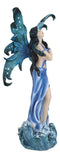 Ebros Water Elemental Fairy Goddess Statue 12"Tall Ocean Aphrodite Fairy Rising Over Waves Figurine