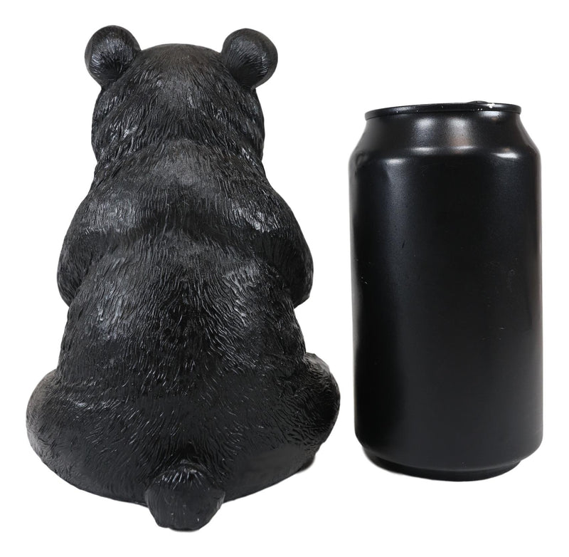 Ebros Rustic Forest Black Bear with Arrow Sign AIM Decorative Toilet Figurine
