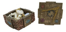 Ebros Stonemasons Masonic Small Decorative Box Jewelry Trinket 4" Long