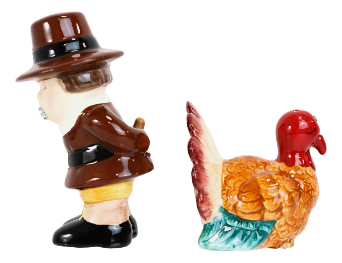 Ebros Turkey Ceramic Magnetic Salt and Pepper Shakers Collection Set