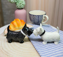 Ebros Kissing Scottie Scottish Terrier Dogs Ceramic Salt And Pepper Shakers Set Decor