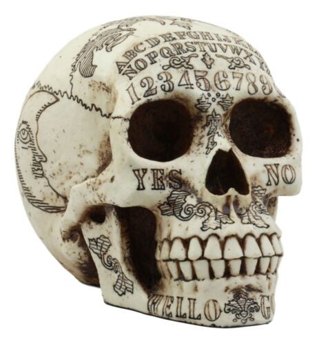 Ebros Paranormal Ouija Spirit Medium Skull Figurine Supernatural Occultist