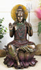 The Auspicious One Lord Shiva On Lotus Throne Statue Mahadeva Omniscient Yogi